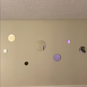Wall decor mirror set
